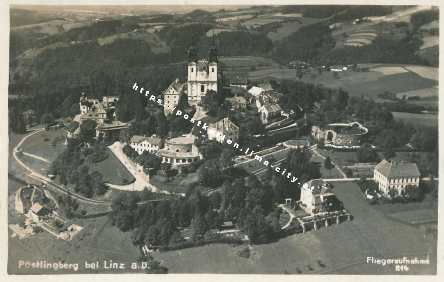 Linz Pöstlingberg Fliegeraufnahme 1939